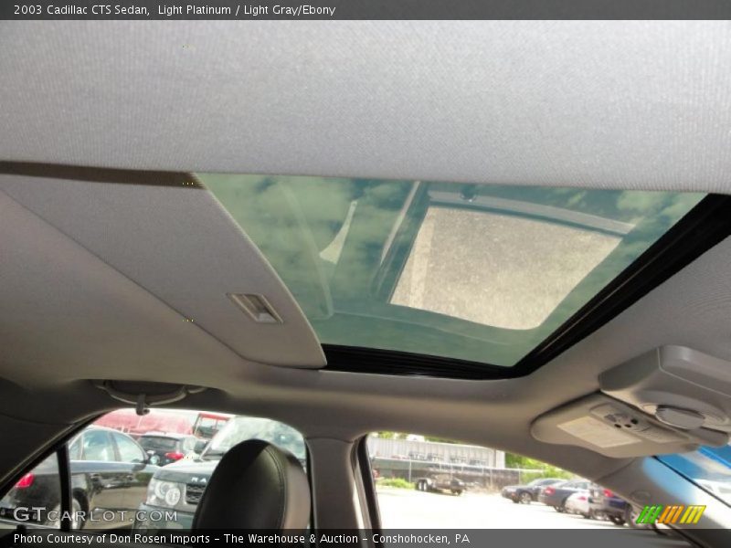 Light Platinum / Light Gray/Ebony 2003 Cadillac CTS Sedan