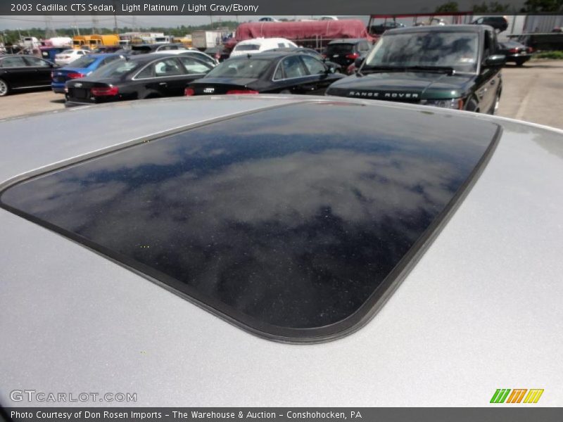 Light Platinum / Light Gray/Ebony 2003 Cadillac CTS Sedan