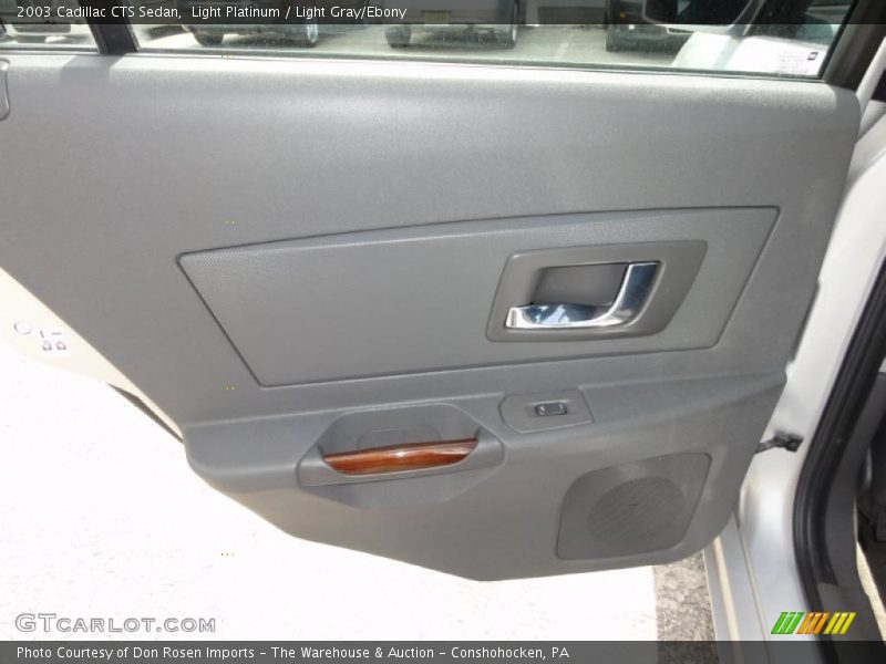 Light Platinum / Light Gray/Ebony 2003 Cadillac CTS Sedan