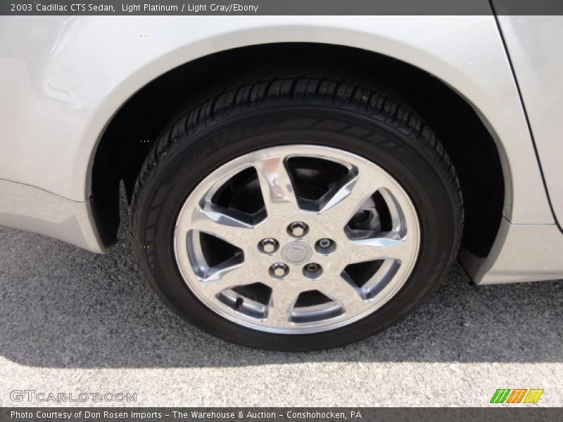 Light Platinum / Light Gray/Ebony 2003 Cadillac CTS Sedan
