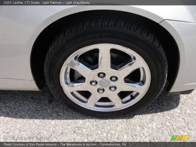 Light Platinum / Light Gray/Ebony 2003 Cadillac CTS Sedan