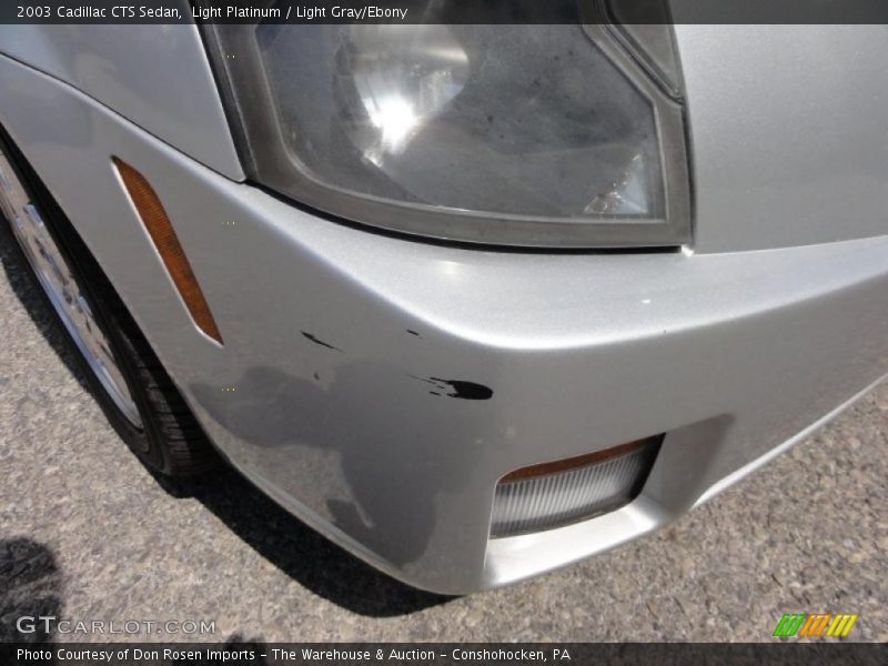 Light Platinum / Light Gray/Ebony 2003 Cadillac CTS Sedan