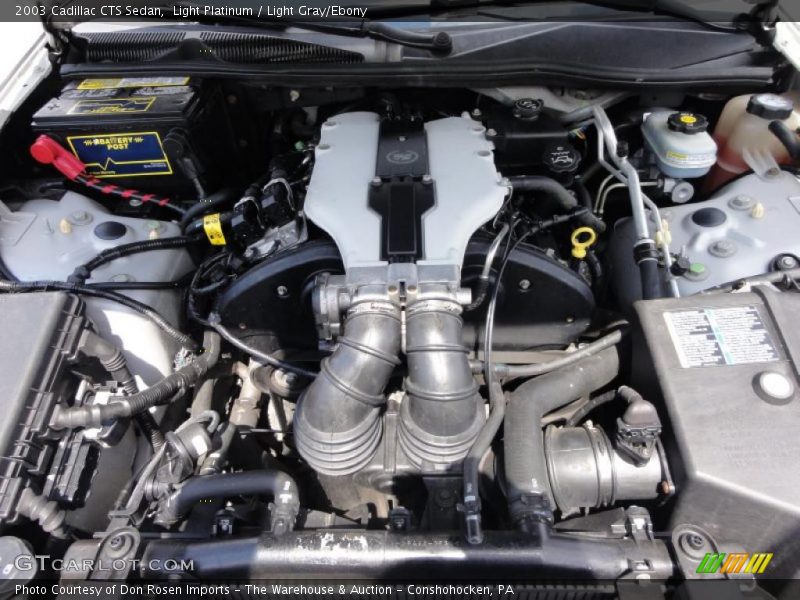 Light Platinum / Light Gray/Ebony 2003 Cadillac CTS Sedan