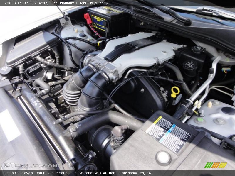 Light Platinum / Light Gray/Ebony 2003 Cadillac CTS Sedan