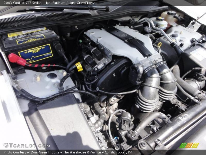 Light Platinum / Light Gray/Ebony 2003 Cadillac CTS Sedan