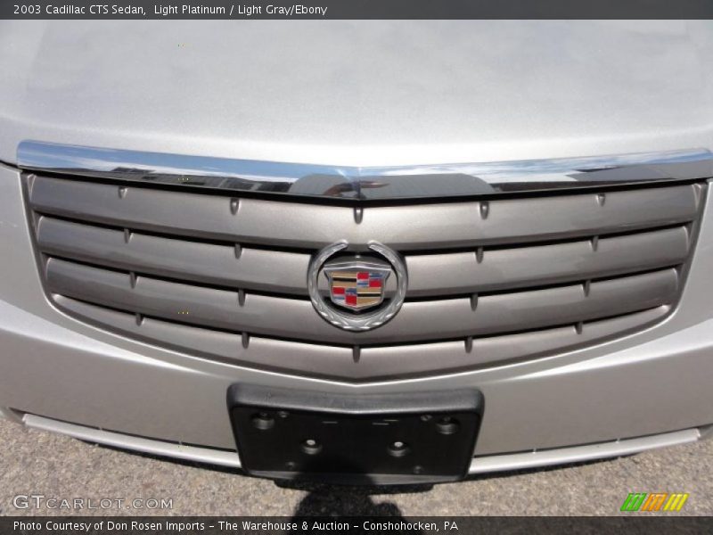 Light Platinum / Light Gray/Ebony 2003 Cadillac CTS Sedan