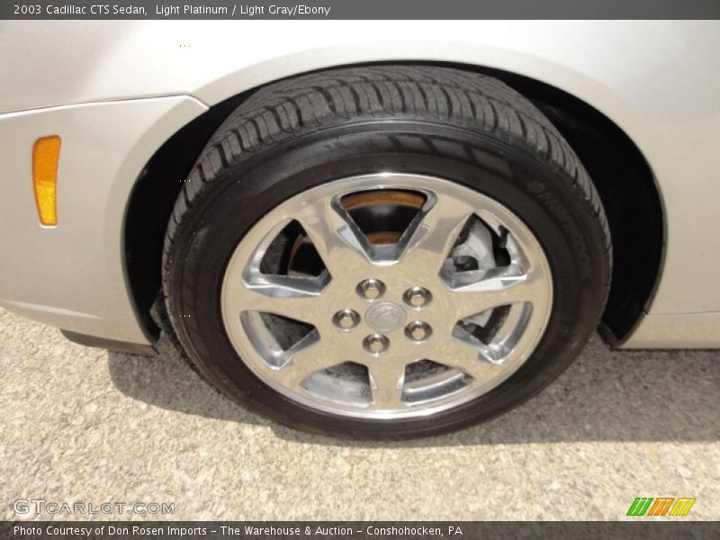 Light Platinum / Light Gray/Ebony 2003 Cadillac CTS Sedan