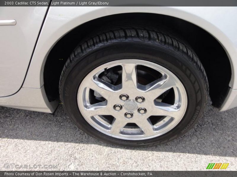 Light Platinum / Light Gray/Ebony 2003 Cadillac CTS Sedan