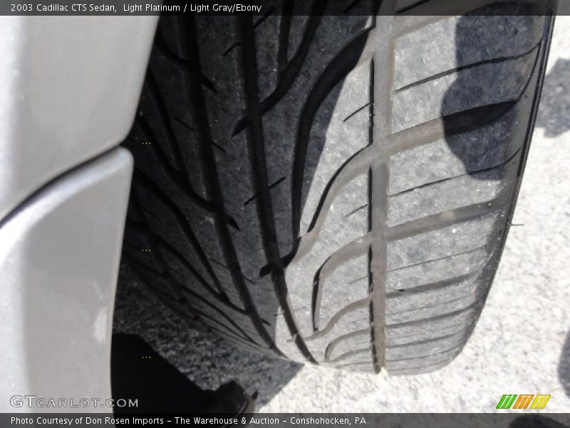 Light Platinum / Light Gray/Ebony 2003 Cadillac CTS Sedan