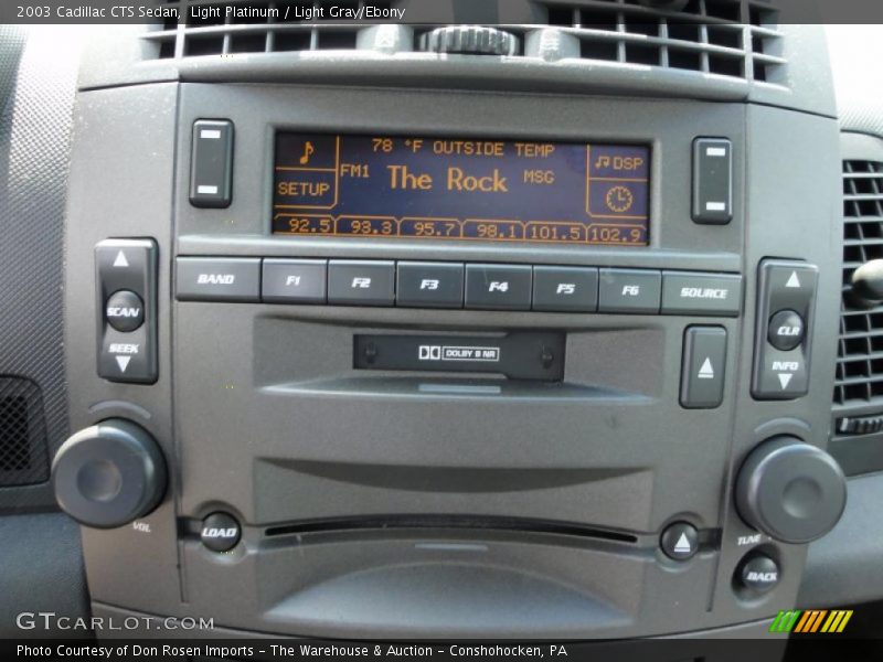 Light Platinum / Light Gray/Ebony 2003 Cadillac CTS Sedan