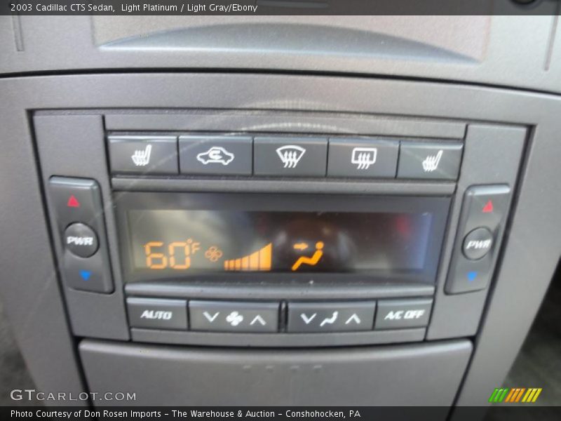 Light Platinum / Light Gray/Ebony 2003 Cadillac CTS Sedan