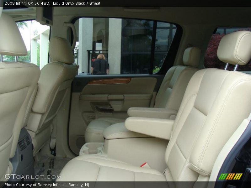 Liquid Onyx Black / Wheat 2008 Infiniti QX 56 4WD