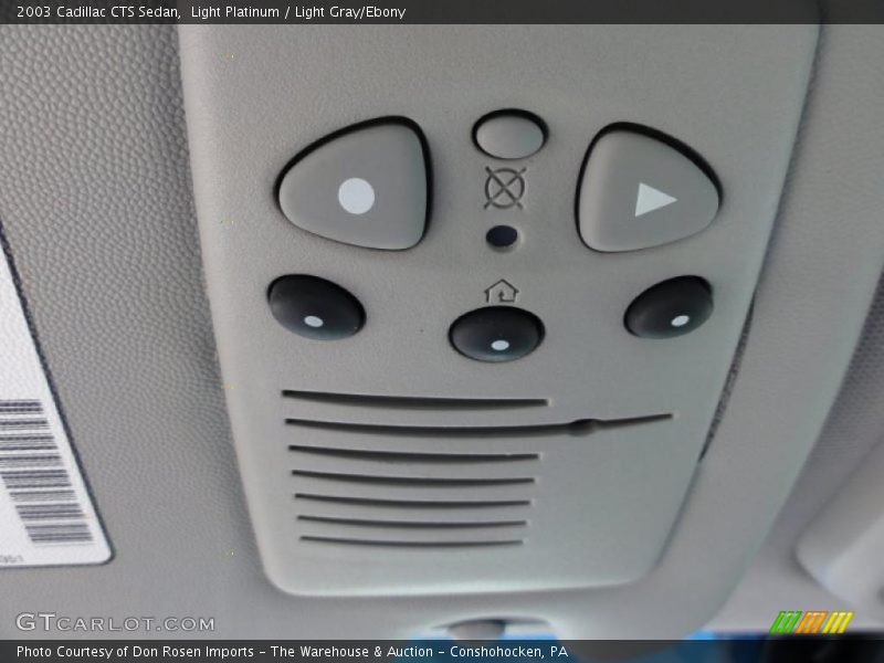 Light Platinum / Light Gray/Ebony 2003 Cadillac CTS Sedan