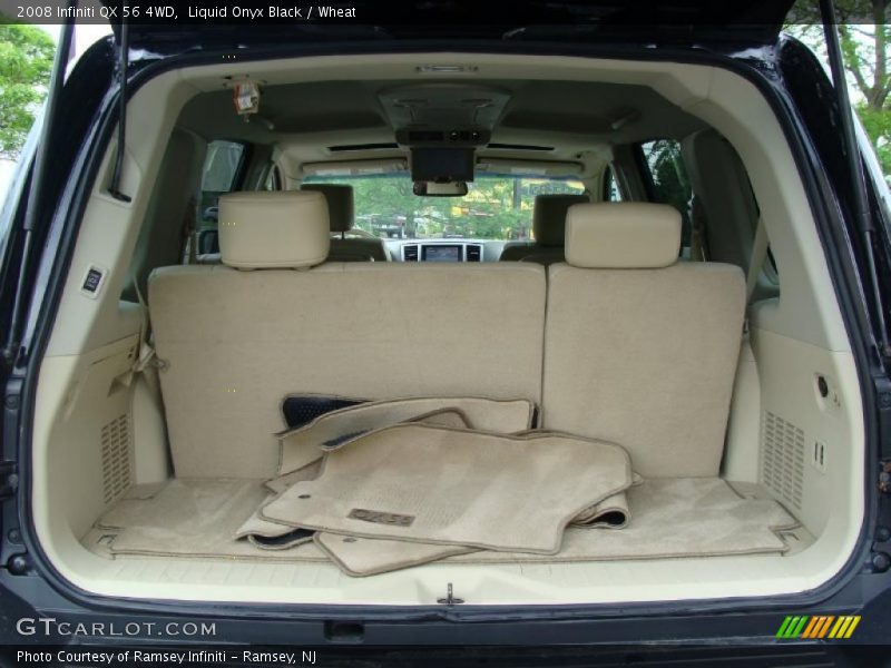 Liquid Onyx Black / Wheat 2008 Infiniti QX 56 4WD
