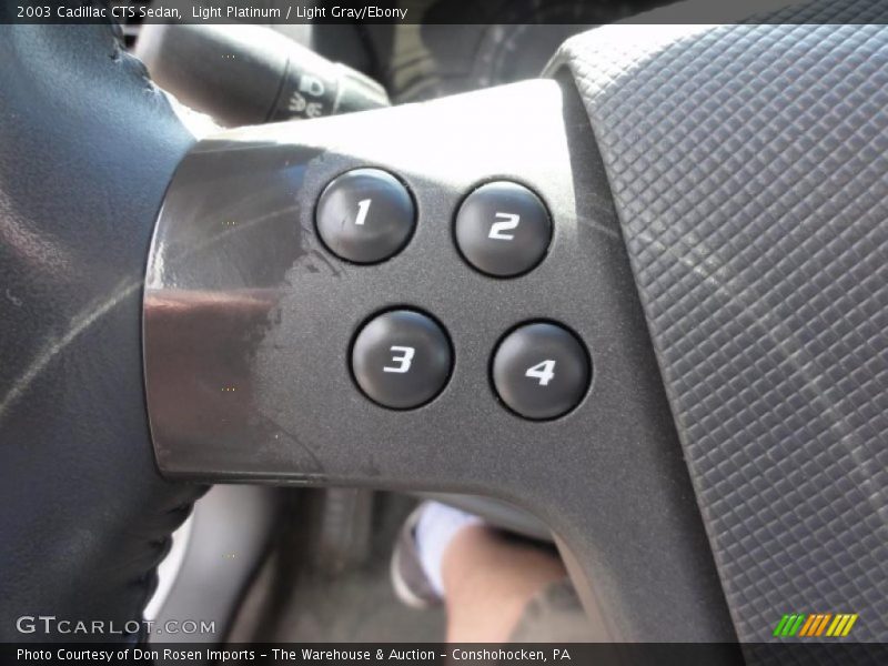 Light Platinum / Light Gray/Ebony 2003 Cadillac CTS Sedan