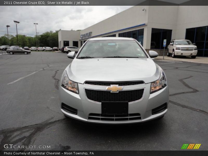 Silver Ice Metallic / Jet Black 2011 Chevrolet Cruze ECO