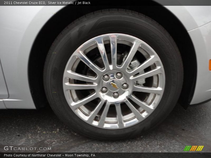 Silver Ice Metallic / Jet Black 2011 Chevrolet Cruze ECO