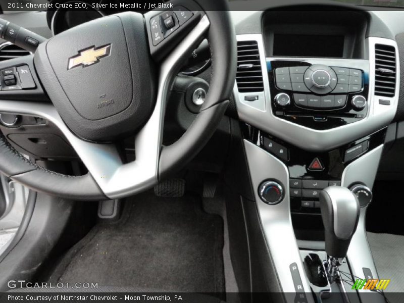 Silver Ice Metallic / Jet Black 2011 Chevrolet Cruze ECO