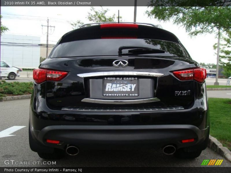 Black Obsidian / Chestnut 2010 Infiniti FX 35 AWD