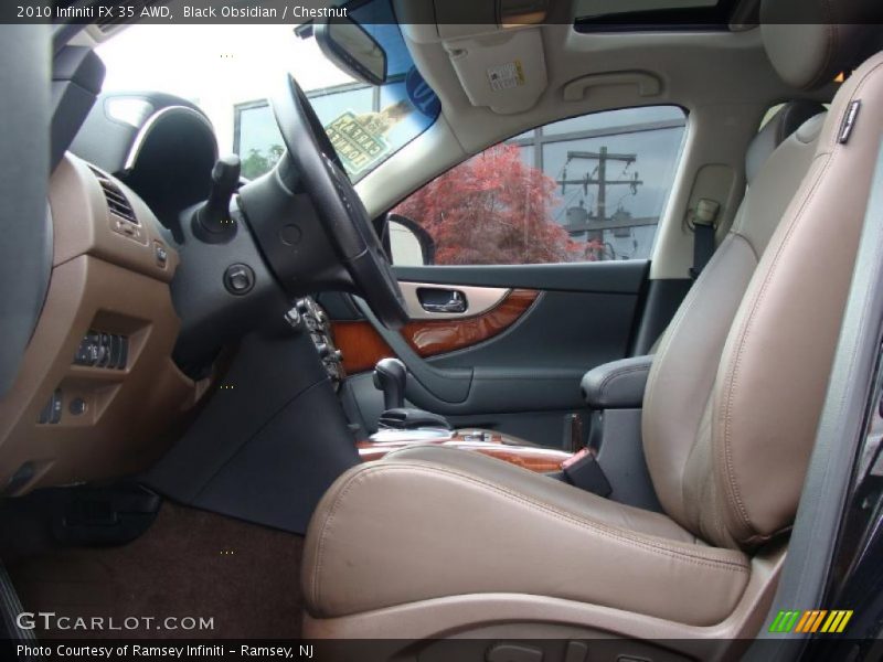  2010 FX 35 AWD Chestnut Interior