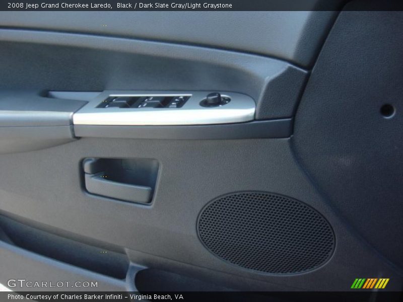 Black / Dark Slate Gray/Light Graystone 2008 Jeep Grand Cherokee Laredo