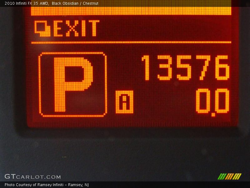 Black Obsidian / Chestnut 2010 Infiniti FX 35 AWD