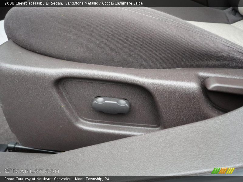 Sandstone Metallic / Cocoa/Cashmere Beige 2008 Chevrolet Malibu LT Sedan