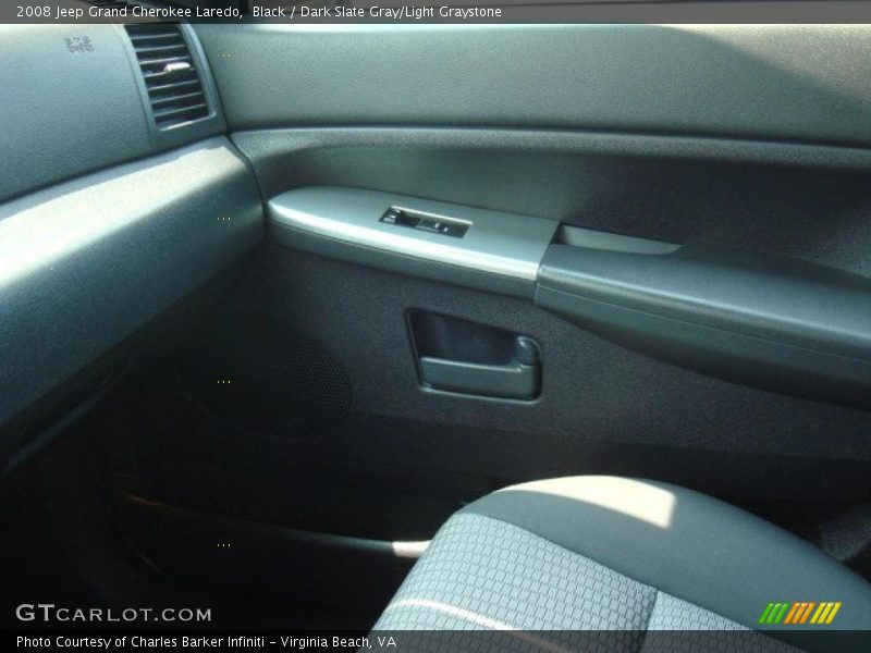 Black / Dark Slate Gray/Light Graystone 2008 Jeep Grand Cherokee Laredo