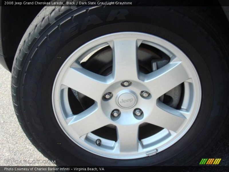 Black / Dark Slate Gray/Light Graystone 2008 Jeep Grand Cherokee Laredo