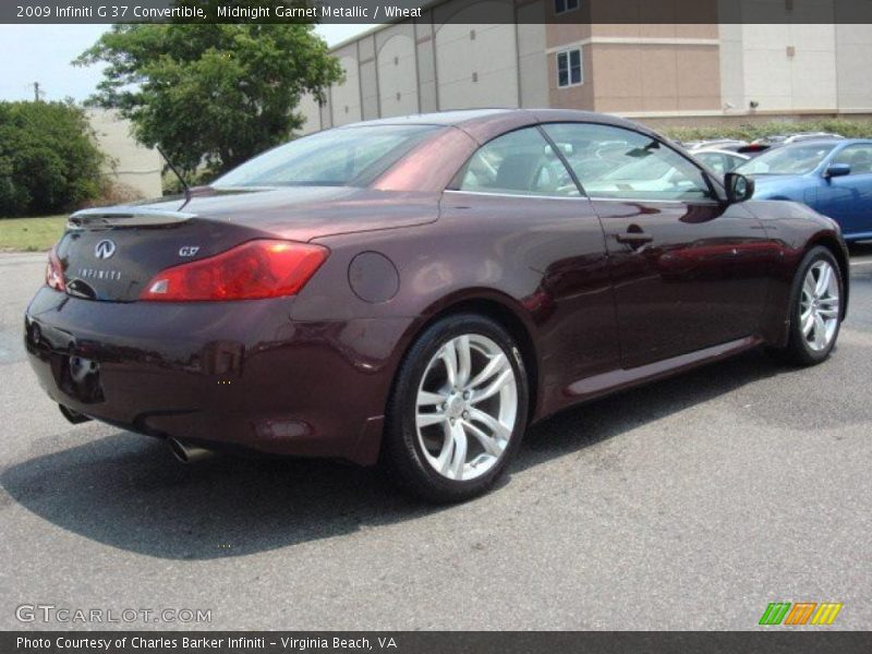  2009 G 37 Convertible Midnight Garnet Metallic