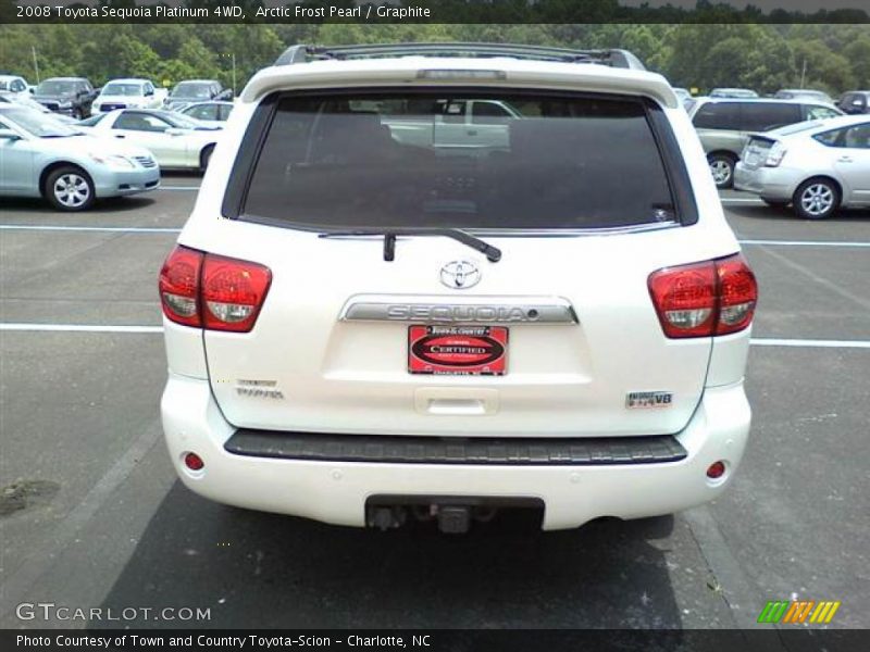 Arctic Frost Pearl / Graphite 2008 Toyota Sequoia Platinum 4WD