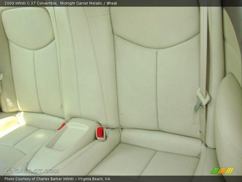 Midnight Garnet Metallic / Wheat 2009 Infiniti G 37 Convertible