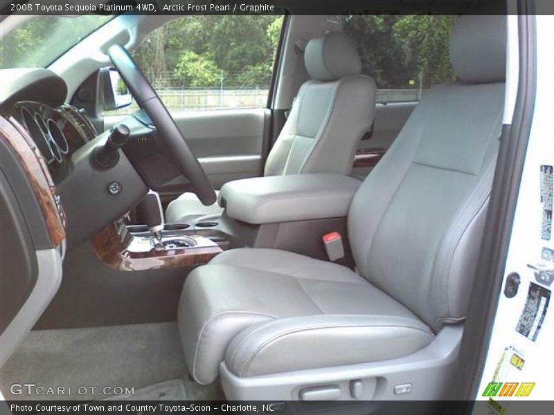  2008 Sequoia Platinum 4WD Graphite Interior