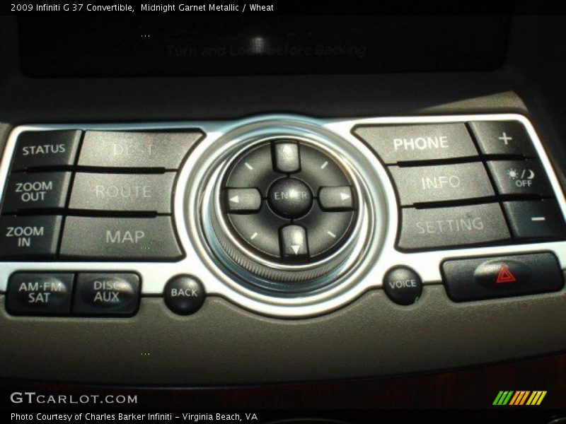 Midnight Garnet Metallic / Wheat 2009 Infiniti G 37 Convertible