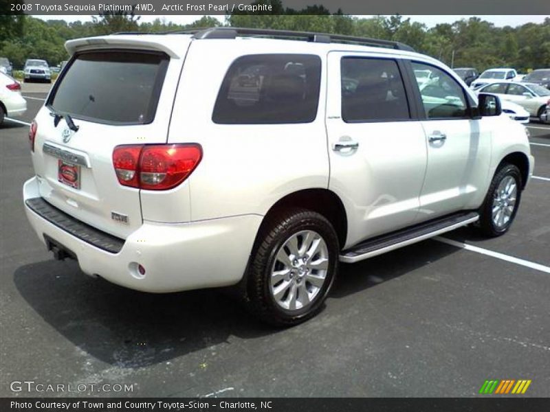 Arctic Frost Pearl / Graphite 2008 Toyota Sequoia Platinum 4WD