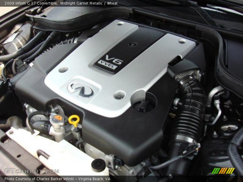 Midnight Garnet Metallic / Wheat 2009 Infiniti G 37 Convertible