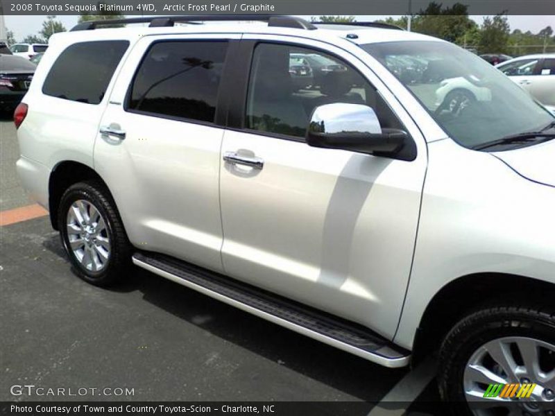 Arctic Frost Pearl / Graphite 2008 Toyota Sequoia Platinum 4WD