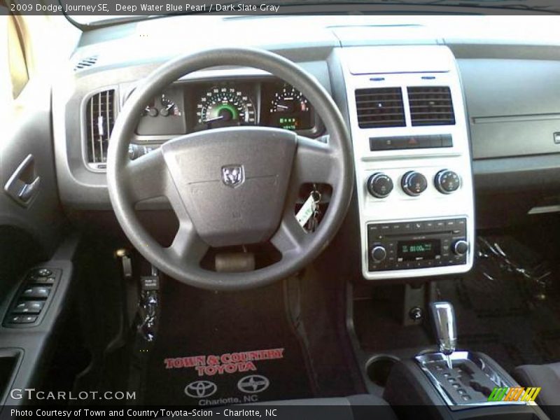 Deep Water Blue Pearl / Dark Slate Gray 2009 Dodge Journey SE