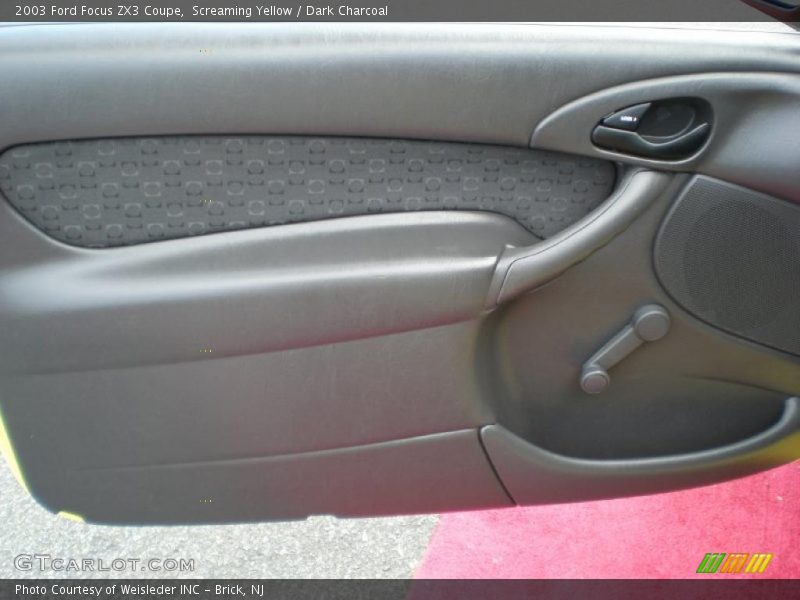 Screaming Yellow / Dark Charcoal 2003 Ford Focus ZX3 Coupe