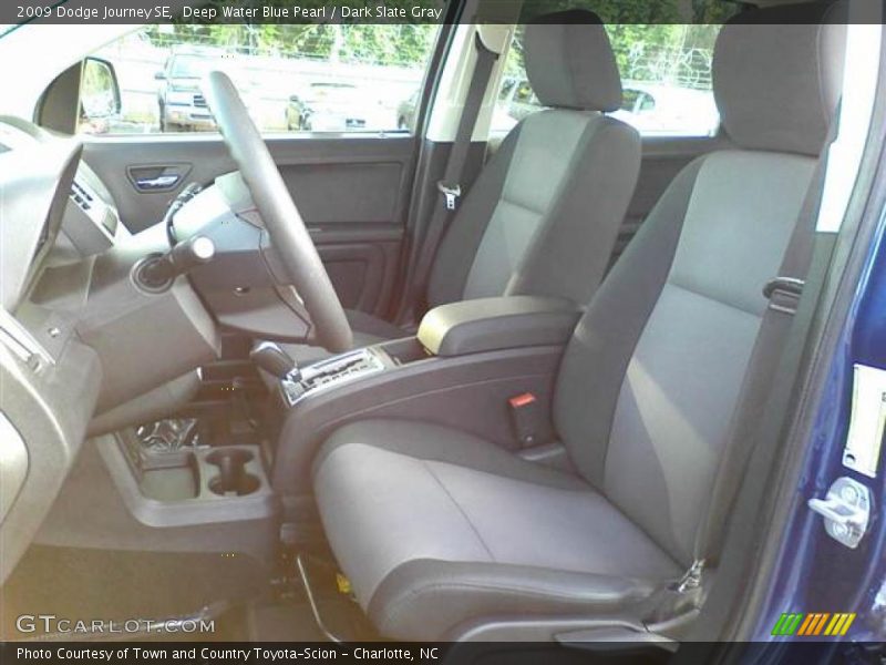 Deep Water Blue Pearl / Dark Slate Gray 2009 Dodge Journey SE