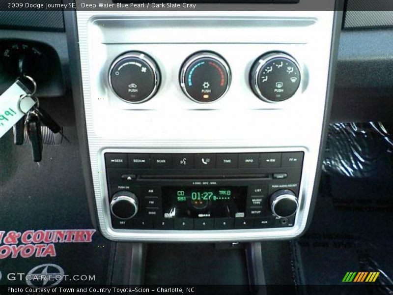 Deep Water Blue Pearl / Dark Slate Gray 2009 Dodge Journey SE