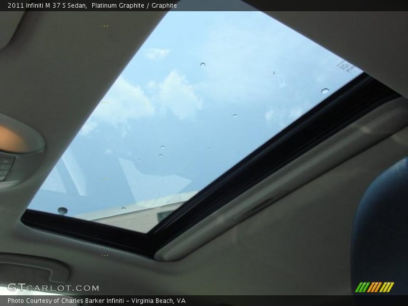 Sunroof of 2011 M 37 S Sedan