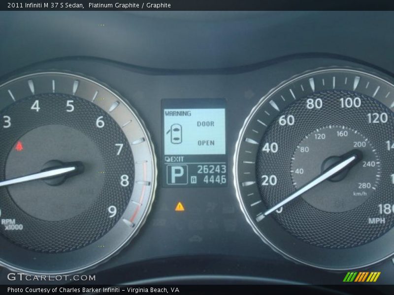  2011 M 37 S Sedan 37 S Sedan Gauges