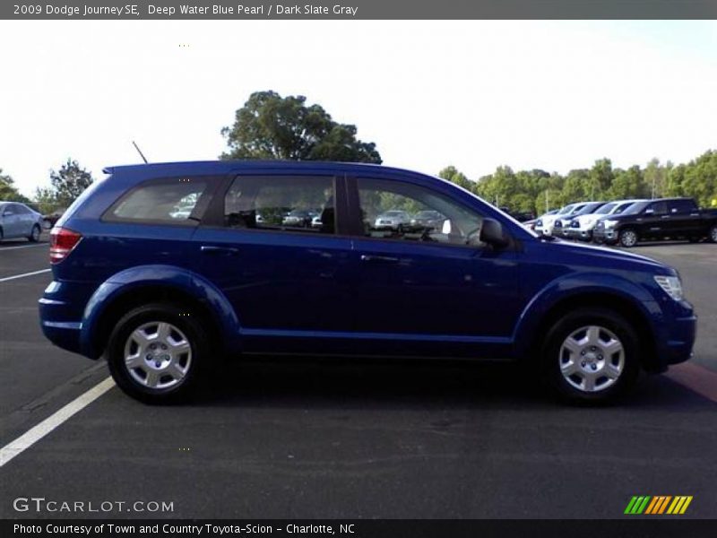 Deep Water Blue Pearl / Dark Slate Gray 2009 Dodge Journey SE