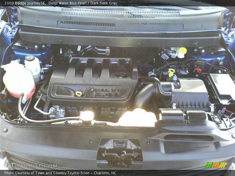 Deep Water Blue Pearl / Dark Slate Gray 2009 Dodge Journey SE