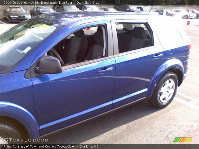 Deep Water Blue Pearl / Dark Slate Gray 2009 Dodge Journey SE