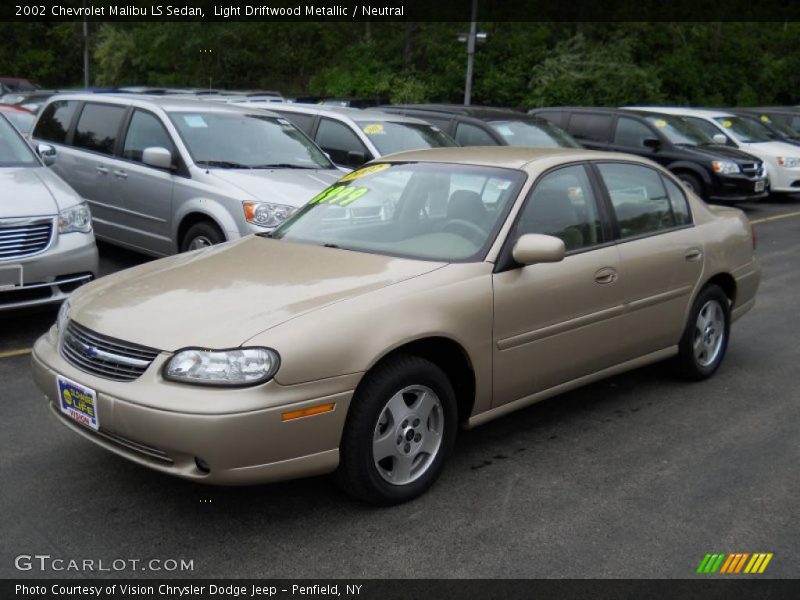 Light Driftwood Metallic / Neutral 2002 Chevrolet Malibu LS Sedan