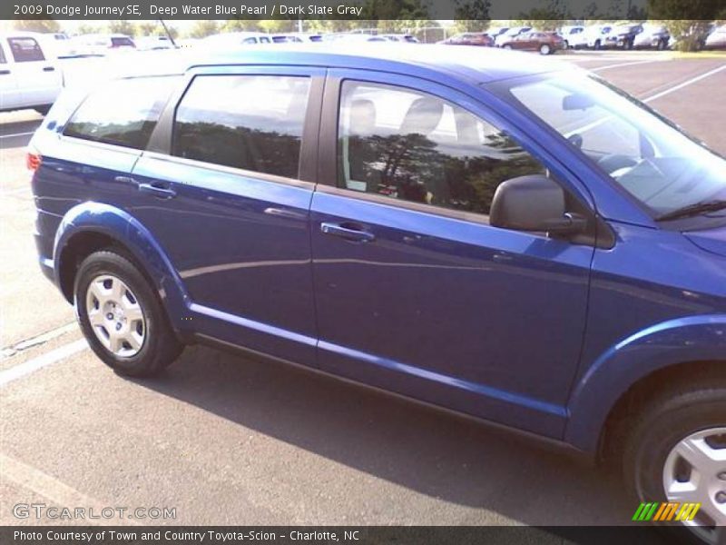Deep Water Blue Pearl / Dark Slate Gray 2009 Dodge Journey SE