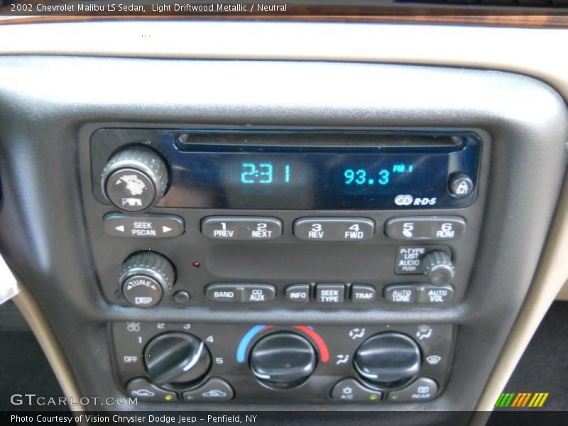 Light Driftwood Metallic / Neutral 2002 Chevrolet Malibu LS Sedan