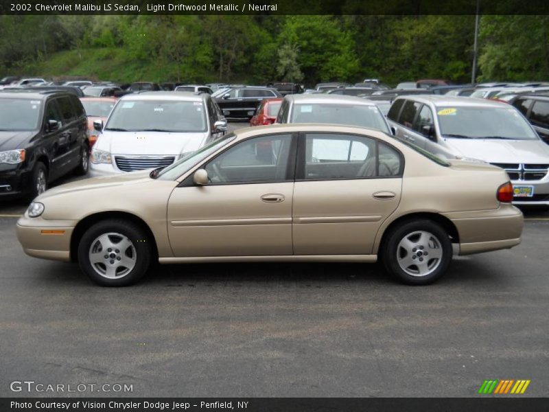 Light Driftwood Metallic / Neutral 2002 Chevrolet Malibu LS Sedan